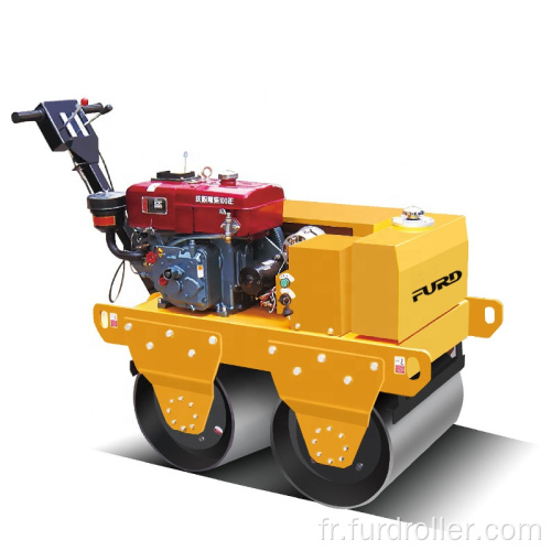 Rouleau vibrant FYL-S600CS de route de compacteur vibrant de double tambour de moteur diesel